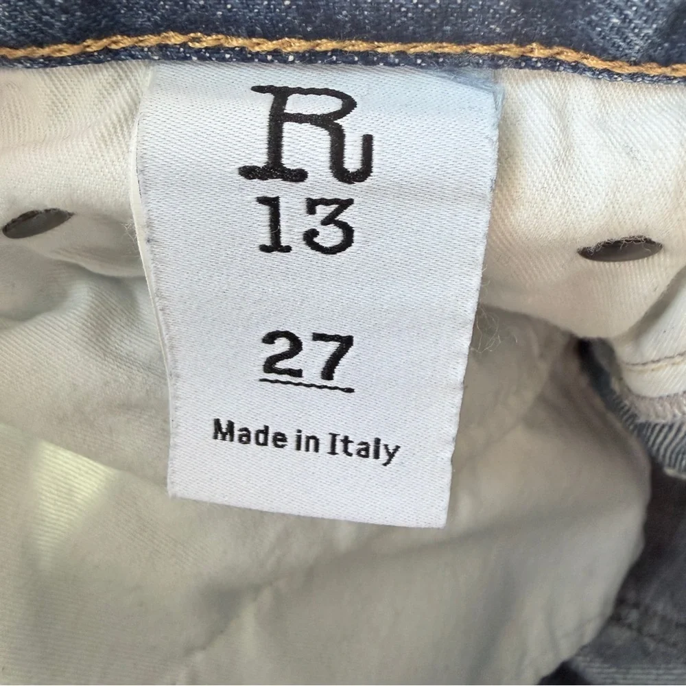 R13 Jane High Waisted Wide Leg Jeans - 27 (fits small) - Picture 14 of 17